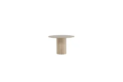 Bianca Spisebord 110 cm Rundt Beige