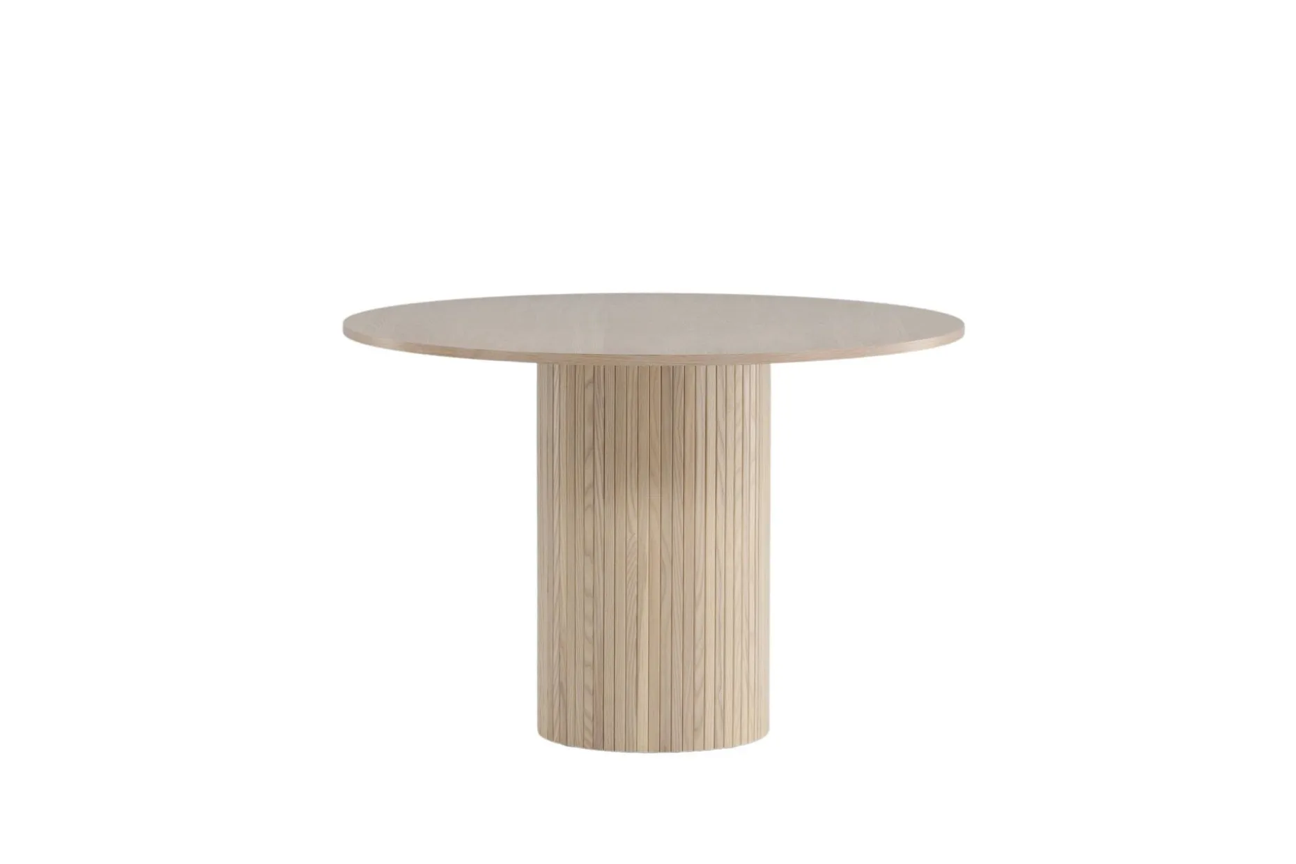 Bianca Spisebord 110 cm Rundt Beige