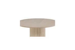 Bianca Spisebord 110 cm Rundt Beige