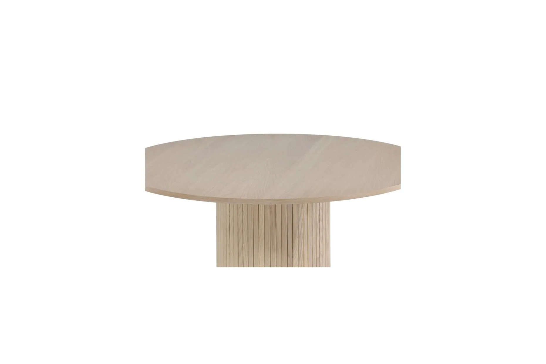 Bianca Spisebord 110 cm Rundt Beige