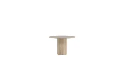 Bianca Spisebord 110 cm Rundt Beige
