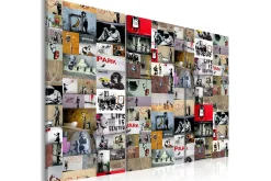 Bilde Art Of Collage Banksy Iii 90x60