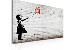 Bilde Girl With Tv Banksy 60x40