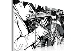 Bilde Jazz concert on the background of New York 90x60