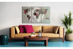 Bilde Map of the World: Full Moon 90x60