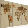 Bilde Map of the world 90x60