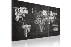 Bildet Map of the world 90x60