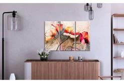 Bilde Vallmuer Pisket Av Vinden 120x80