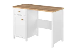 Bioley Skrivebord 110 cm med Oppbevaringsskuff + Skap