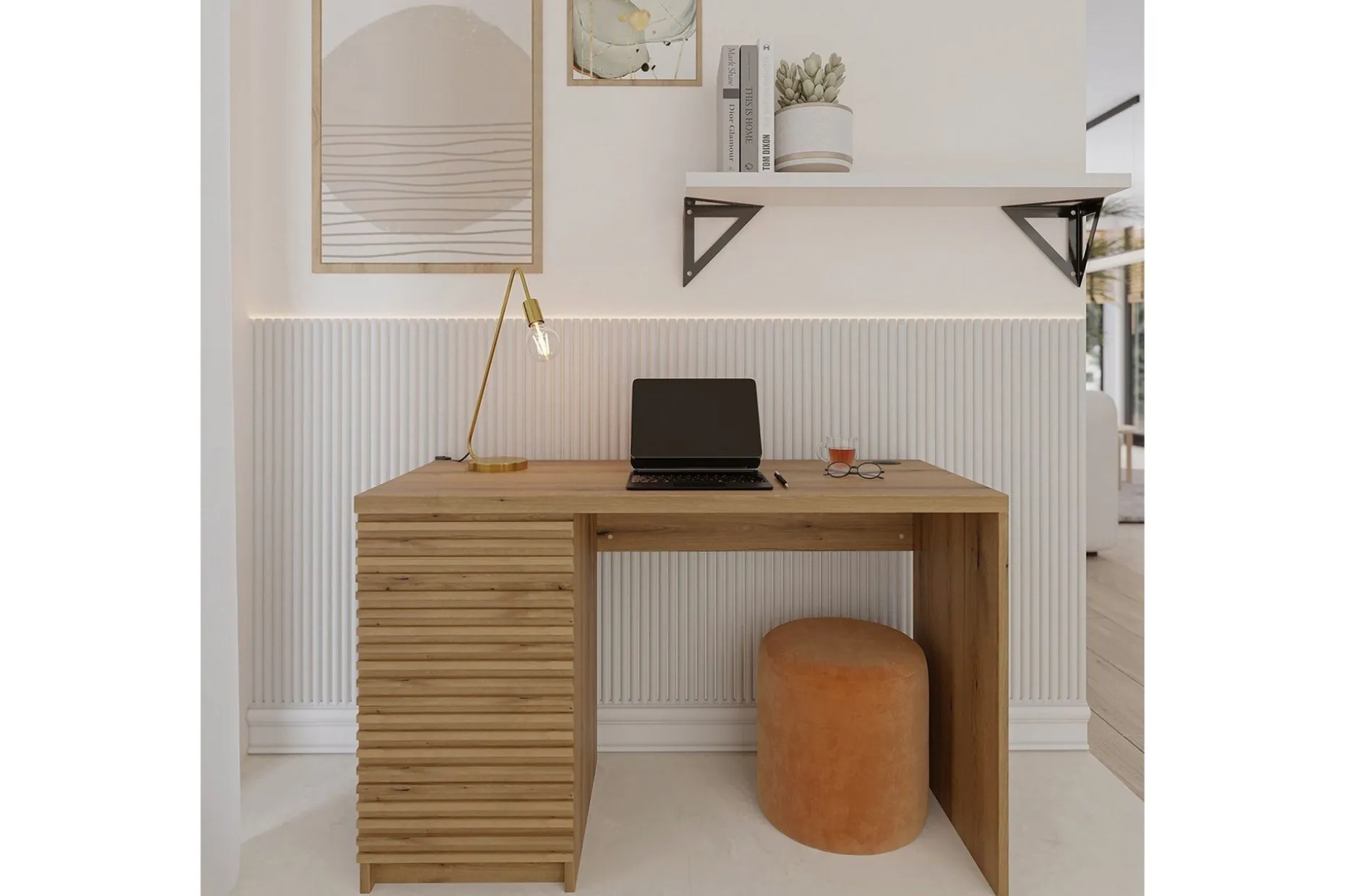 Bisett Skrivebord 120x60 cm