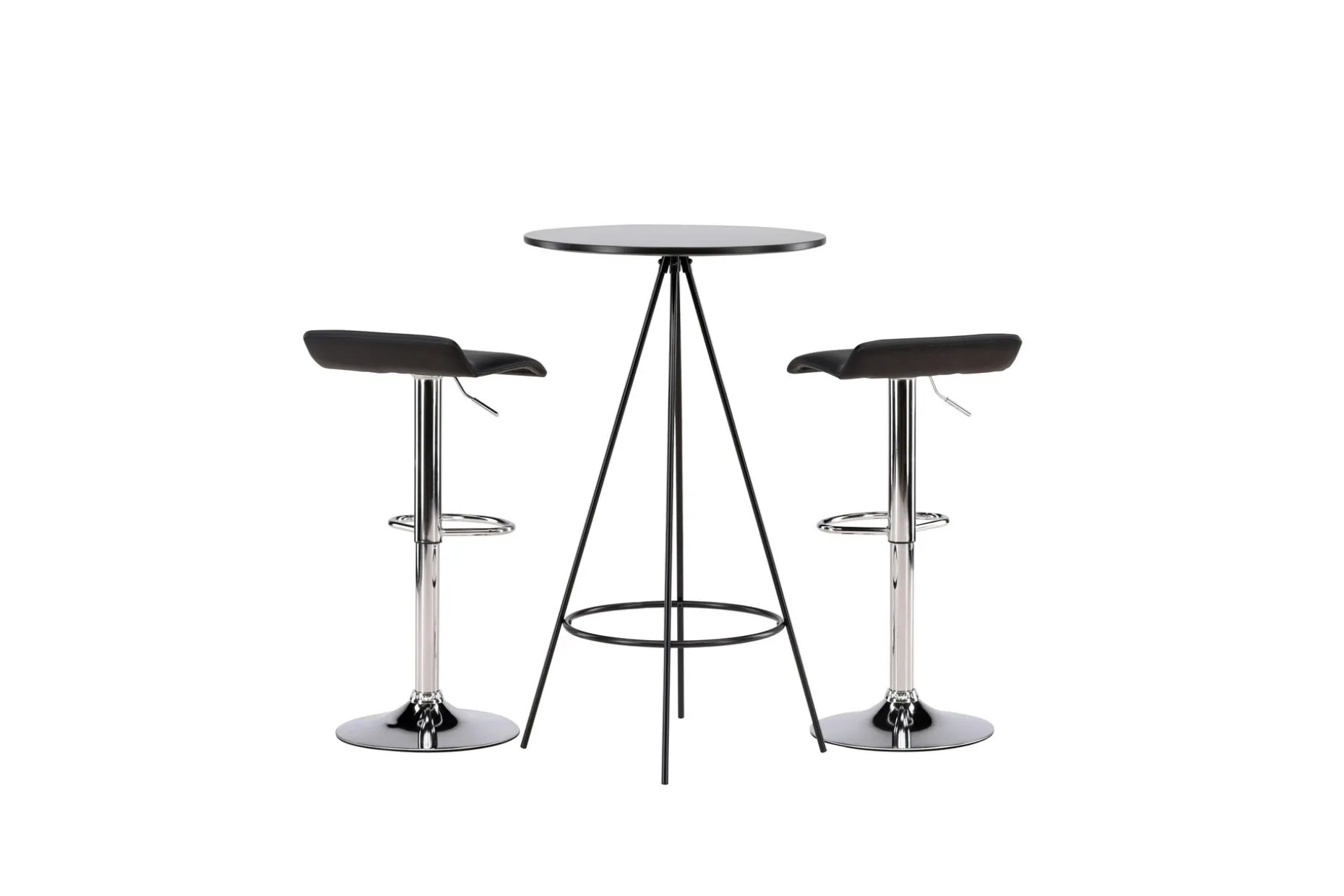 Bistro Spisegruppe 60 cm Rund med 2 Jonna Stoler