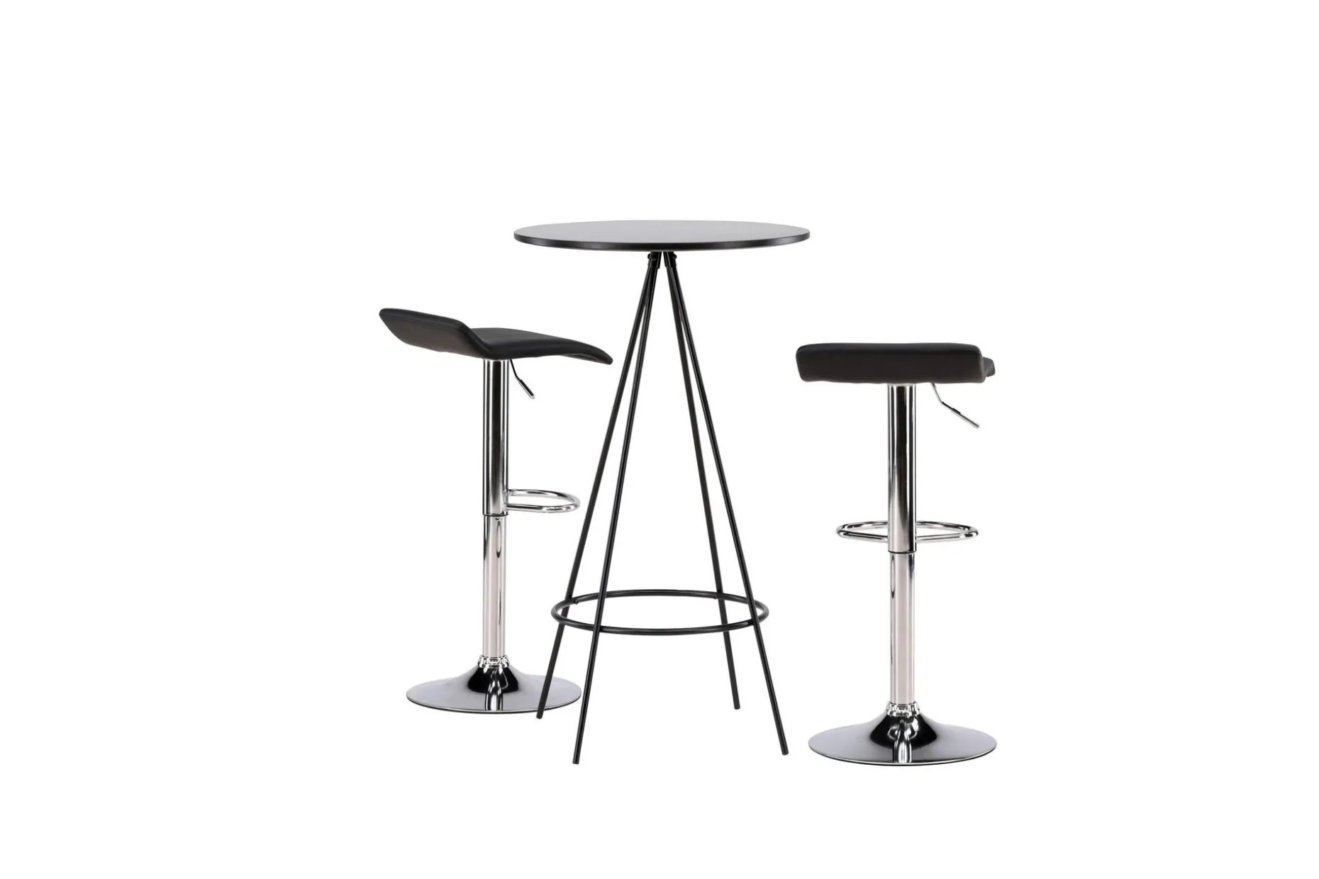 Bistro Spisegruppe 60 cm Rund med 2 Jonna Stoler