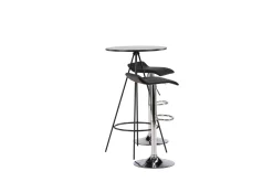 Bistro Spisegruppe 60 cm Rund med 2 Jonna Stoler