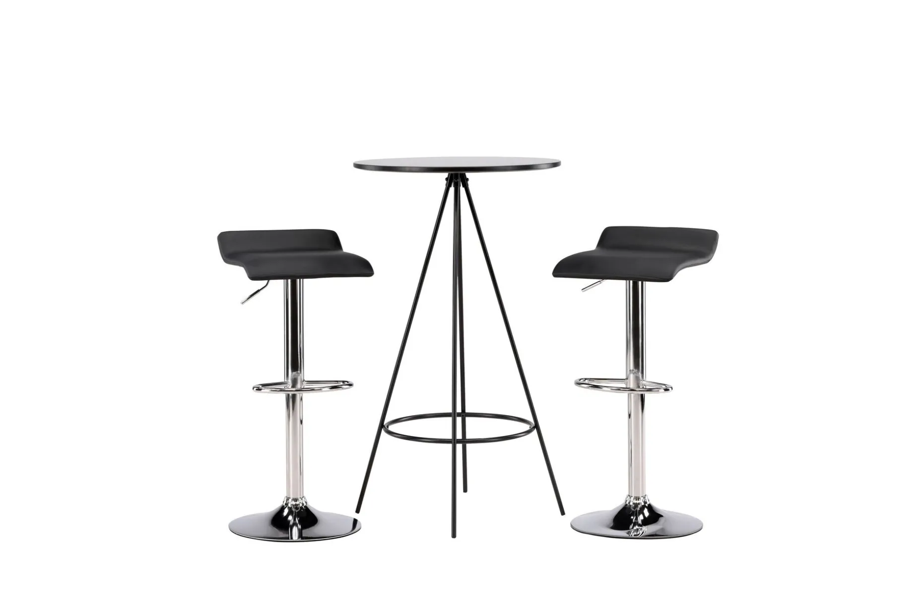 Bistro Spisegruppe 60 cm Rund med 2 Jonna Stoler