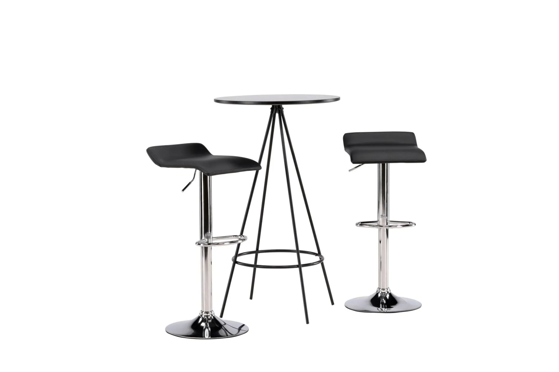 Bistro Spisegruppe 60 cm Rund med 2 Jonna Stoler
