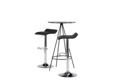 Bistro Spisegruppe 60 cm Rund med 2 Jonna Stoler