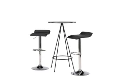 Bistro Spisegruppe 60 cm Rund med 2 Jonna Stoler
