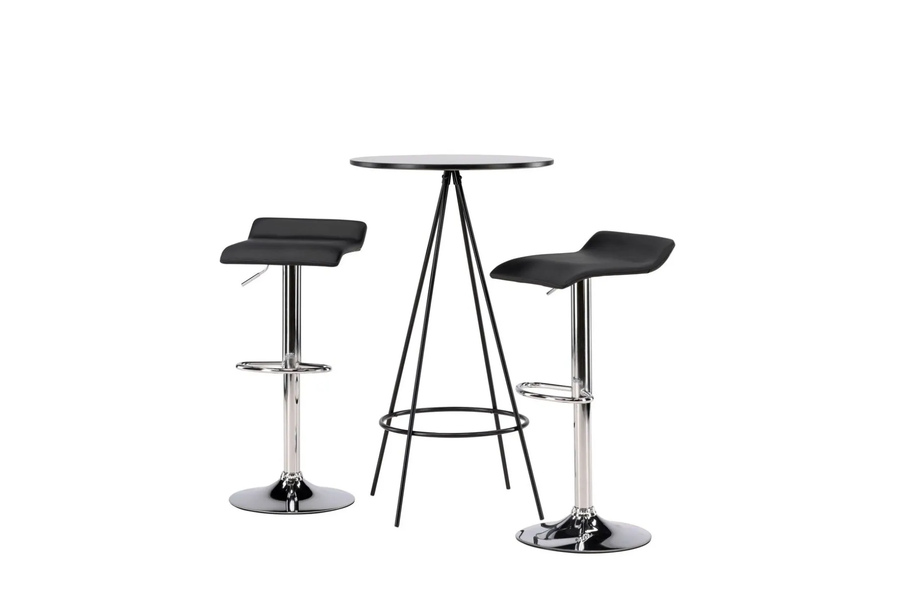 Bistro Spisegruppe 60 cm Rund med 2 Jonna Stoler