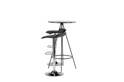 Bistro Spisegruppe 60 cm Rund med 2 Jonna Stoler