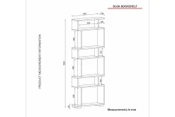 Blobok Bokhylle 60 cm