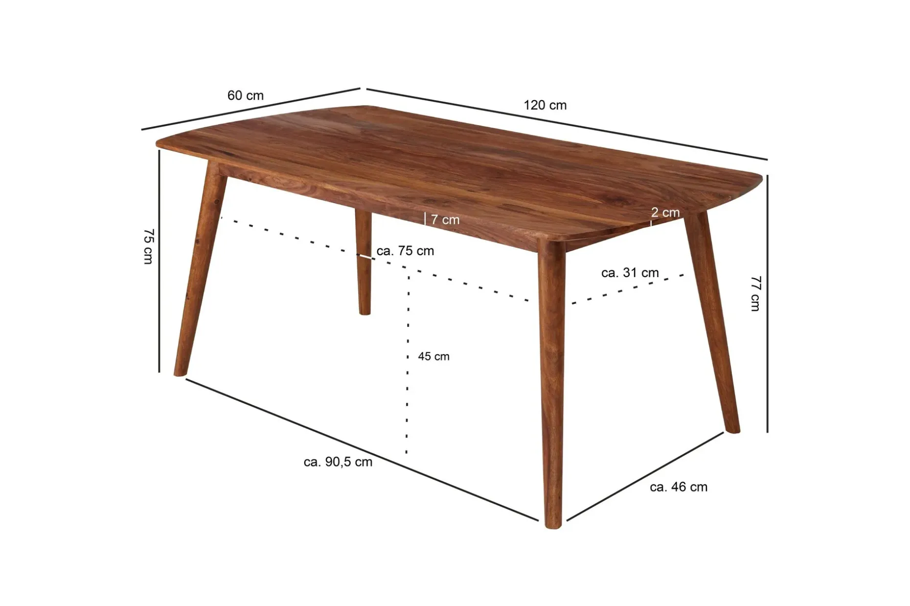 Bodhin Spisebord 120 cm