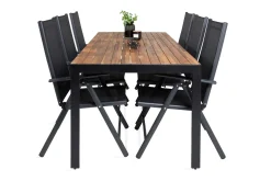 Bois Spisegruppe 200cm + 6 Break Posisjonsstoler