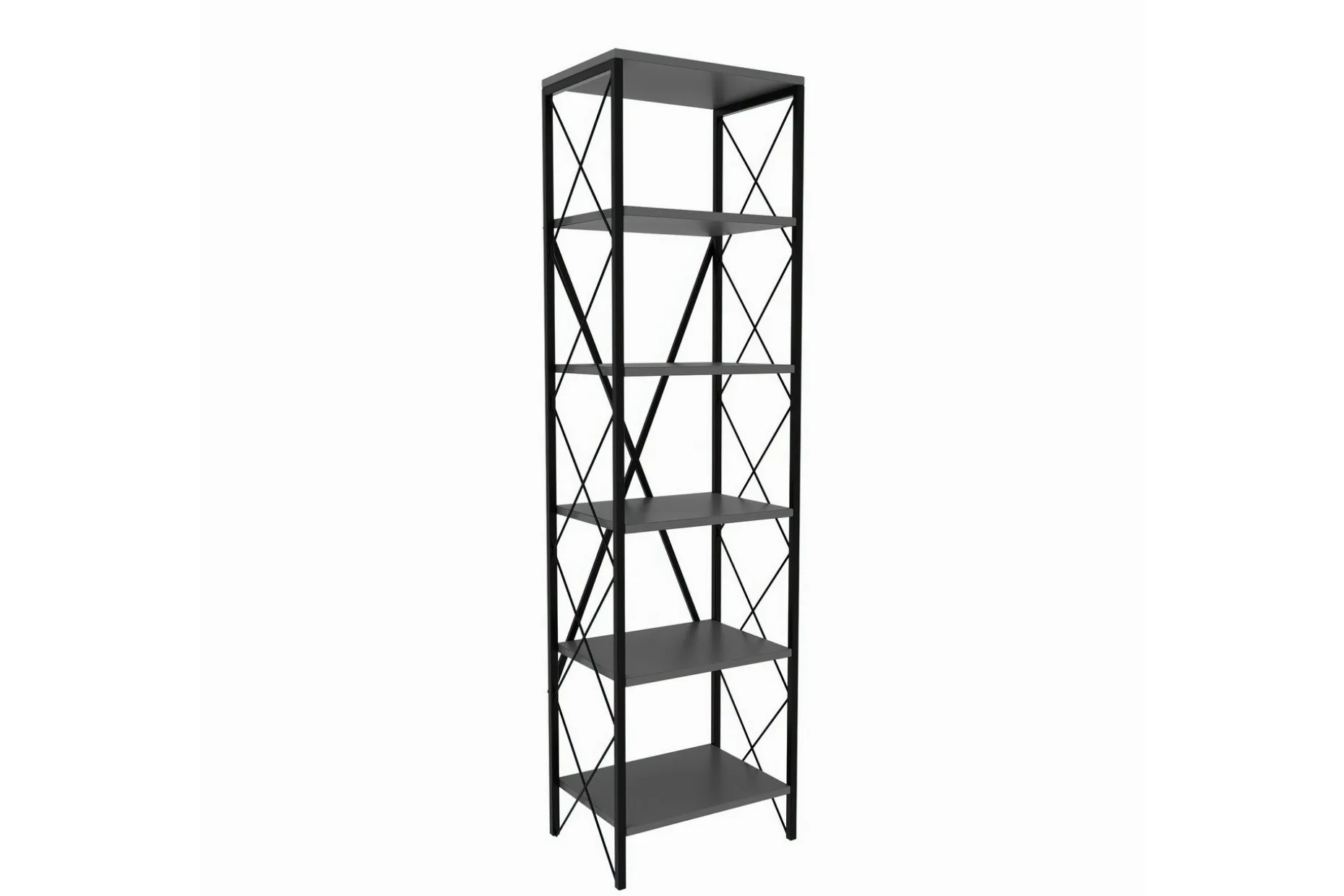 Bokhylle Suadiye Bokhylle 50 cm Antrasitt,Svart