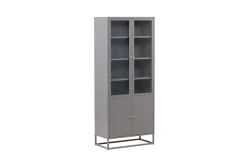 Bokhylle Venture Home Bakal Bokhylle 80x40,5x190 cm Ljusgrå