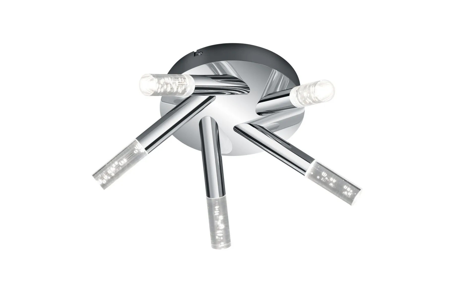 Bolsa H2O LED Plafond Rund Krom / Glass IP44
