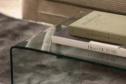Bonisiolo Rektangulært Sofabord i Glass 110 cm