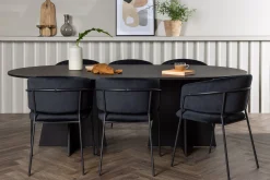 Bootcut Matgruppe 230 cm Oval med 6 Selma Stoler
