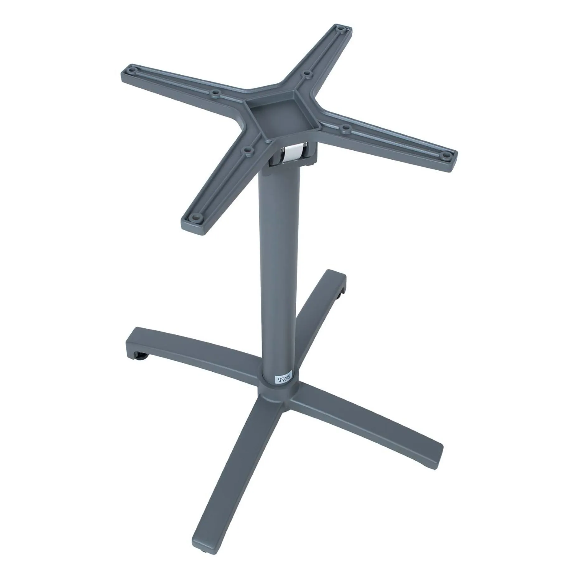 Bordbein HOME4YOU Bistro 67x67x72 cm Grå