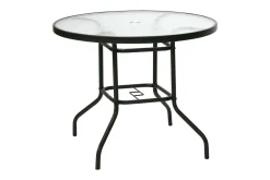 Bord DUBLIN D90xH71cm Transparent glass