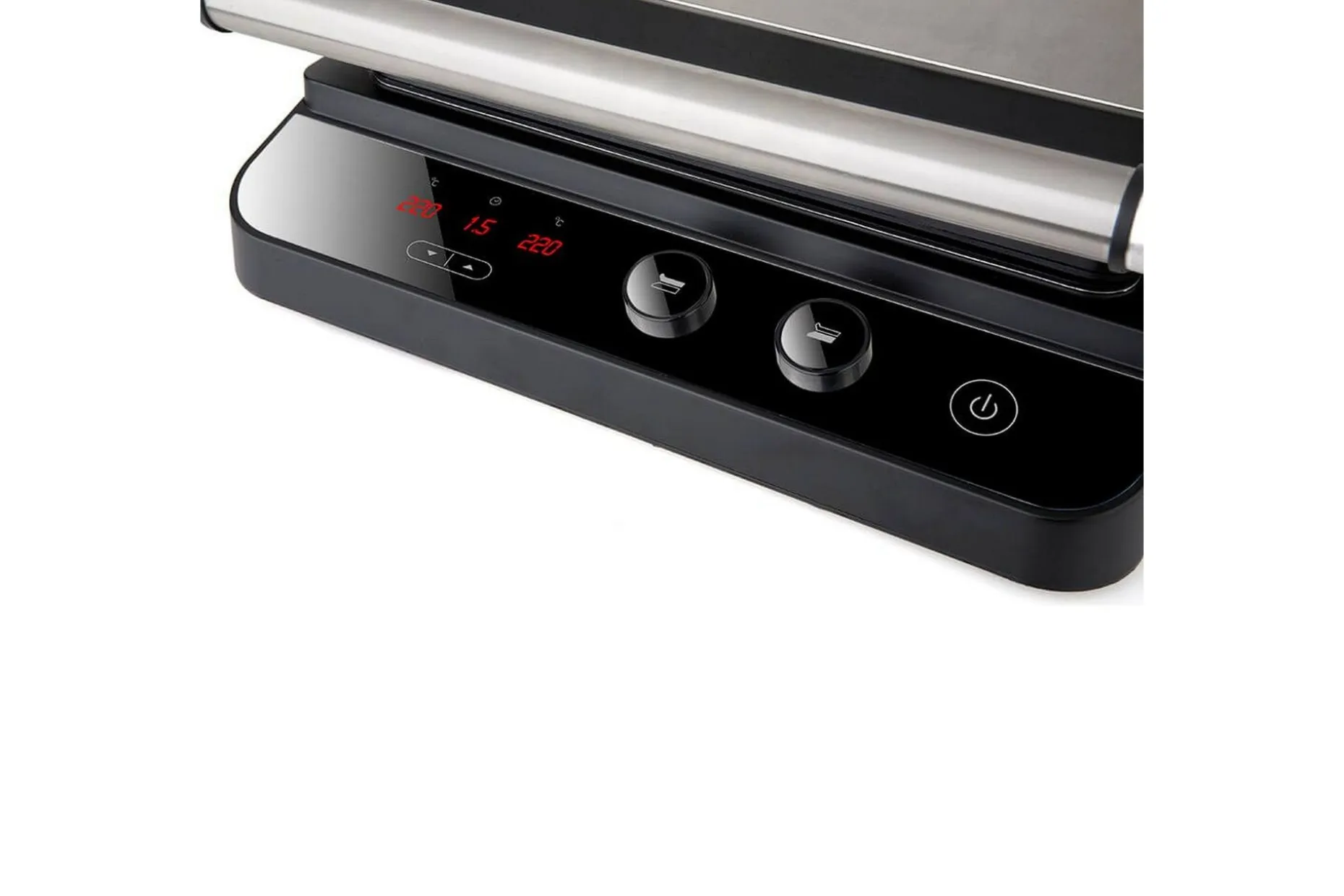 Bordgrill Black+Decker Børstet Stål Temp Kontroller 2000W