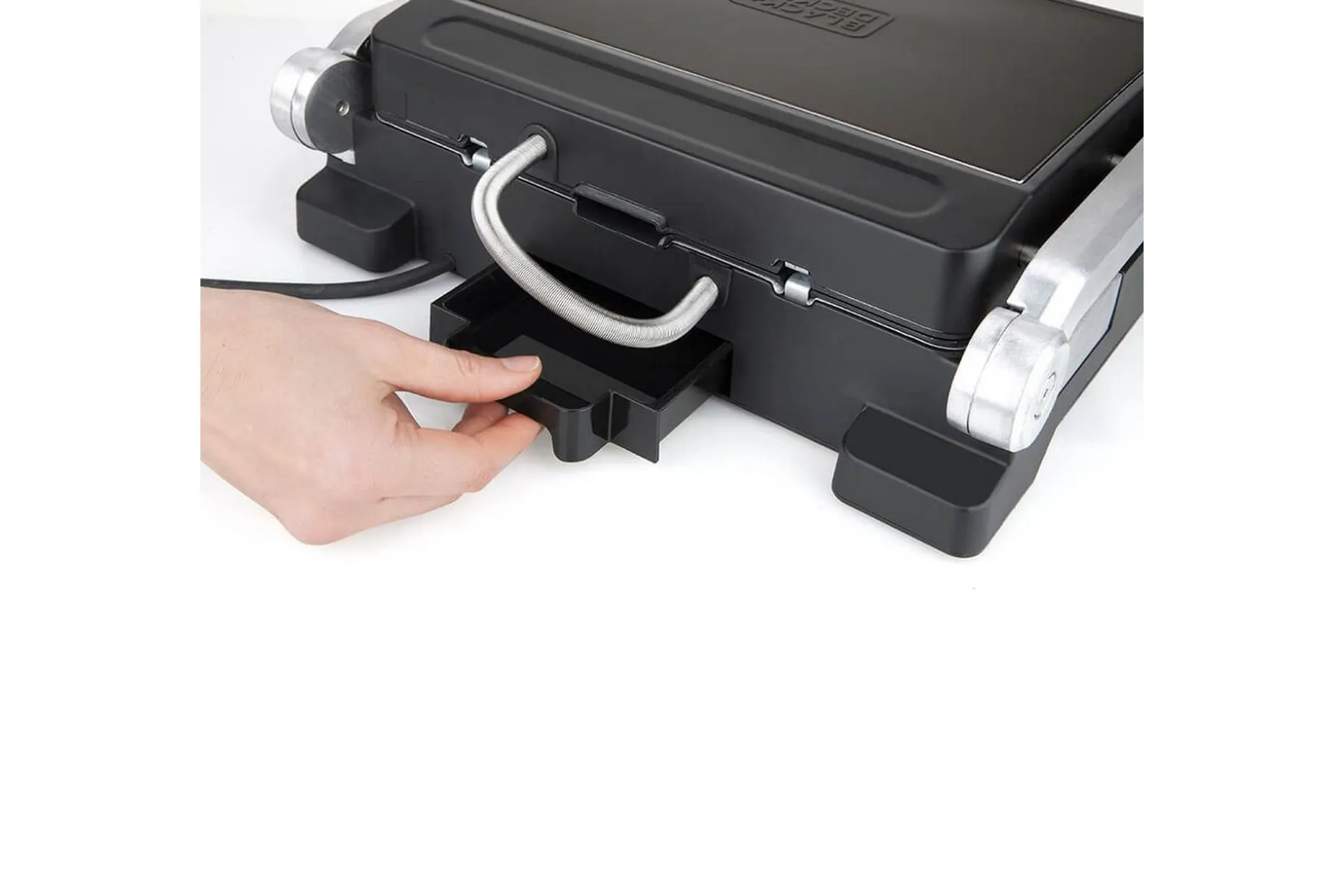Bordgrill Black+Decker Børstet Stål Temp Kontroller 2000W