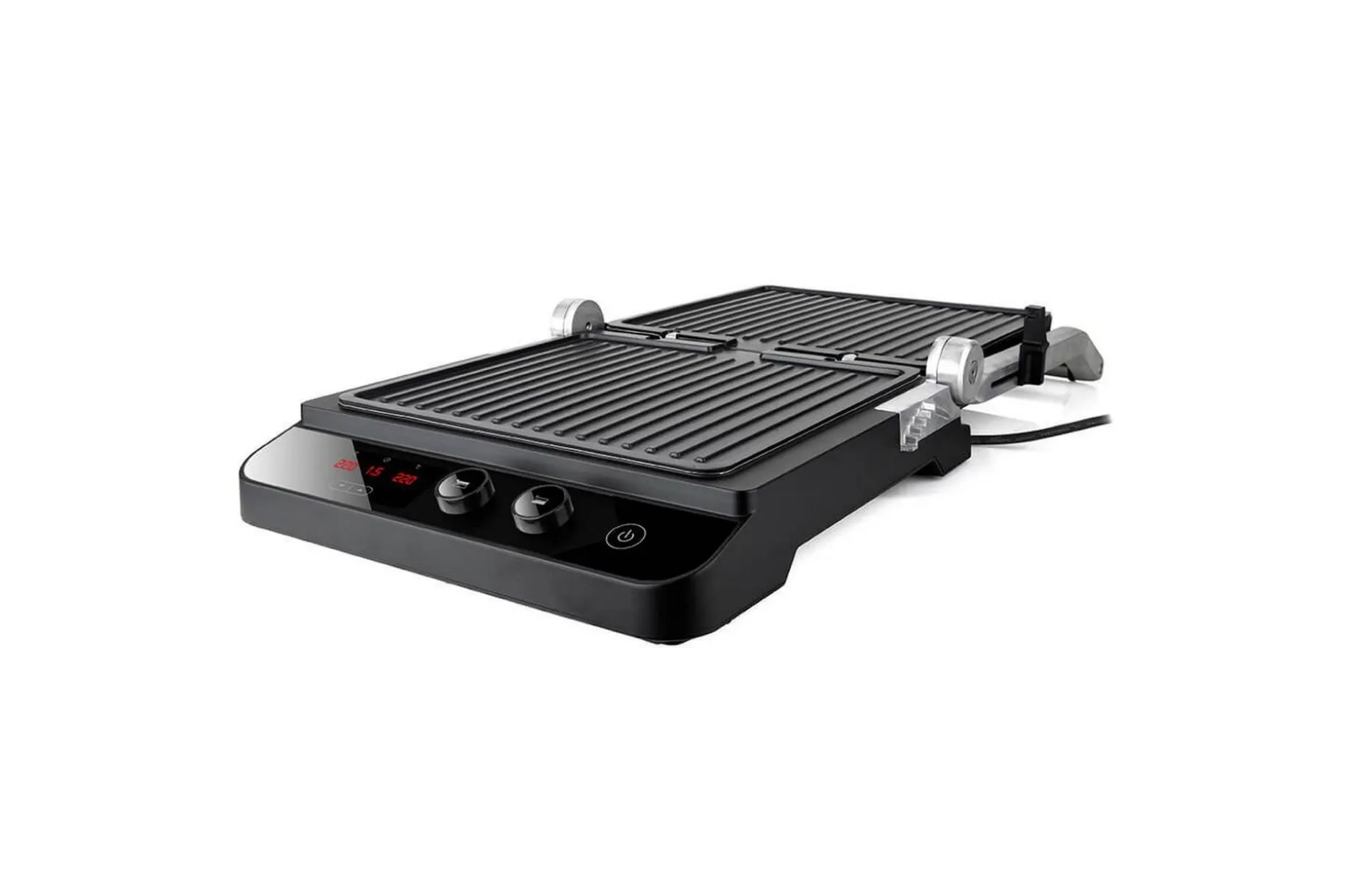 Bordgrill Black+Decker Børstet Stål Temp Kontroller 2000W