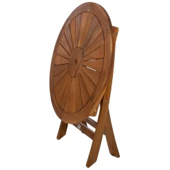 Bord HOME4YOU Fabiola D80x72 cm Akasie