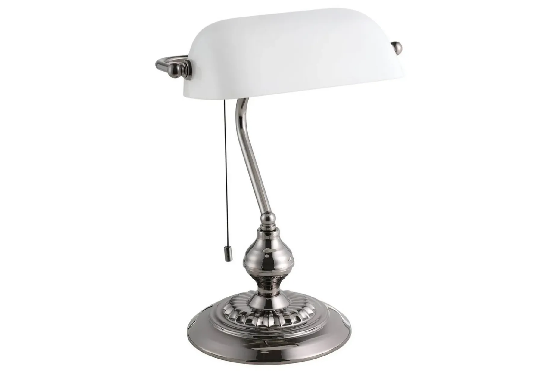 Bordlampe Eglo Banker Nickel Hvit