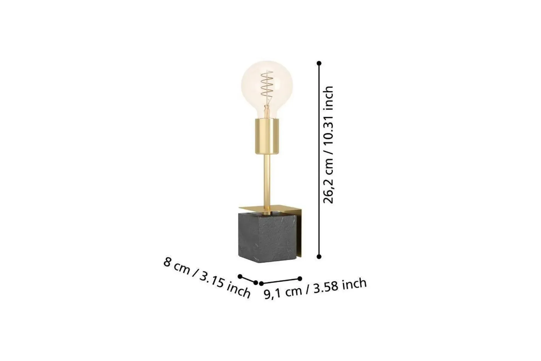 Bordlampe Eglo Carmita Svart