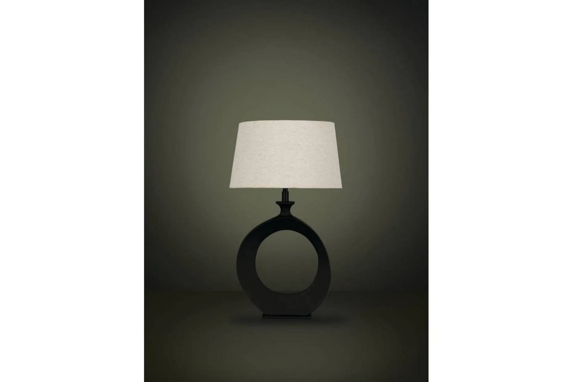 Bordlampe Eglo Diezma Svart/Natur 52 cm