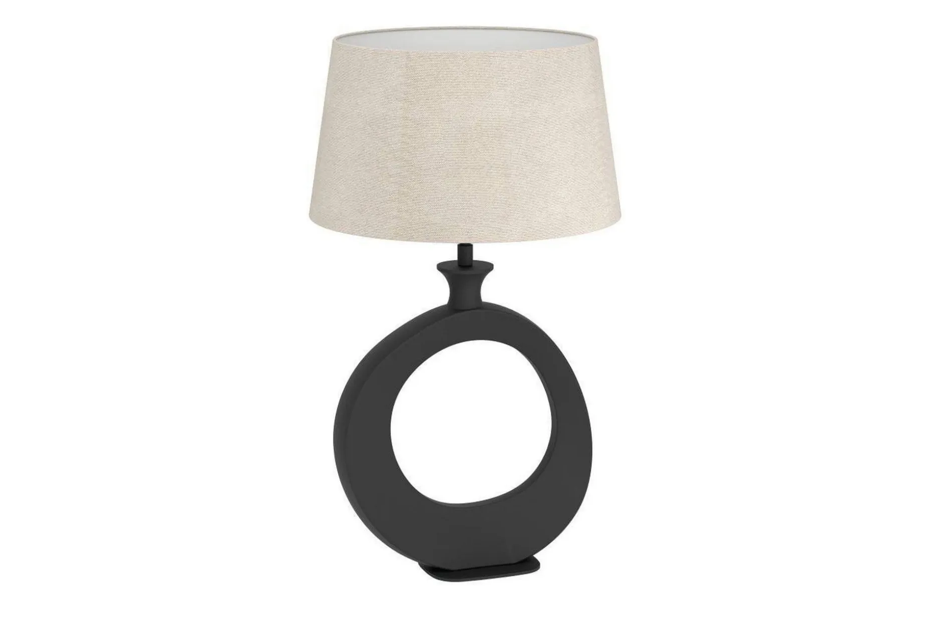 Bordlampe Eglo Diezma Svart/Natur 52 cm