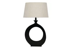 Bordlampe Eglo Diezma Svart/Natur 52 cm