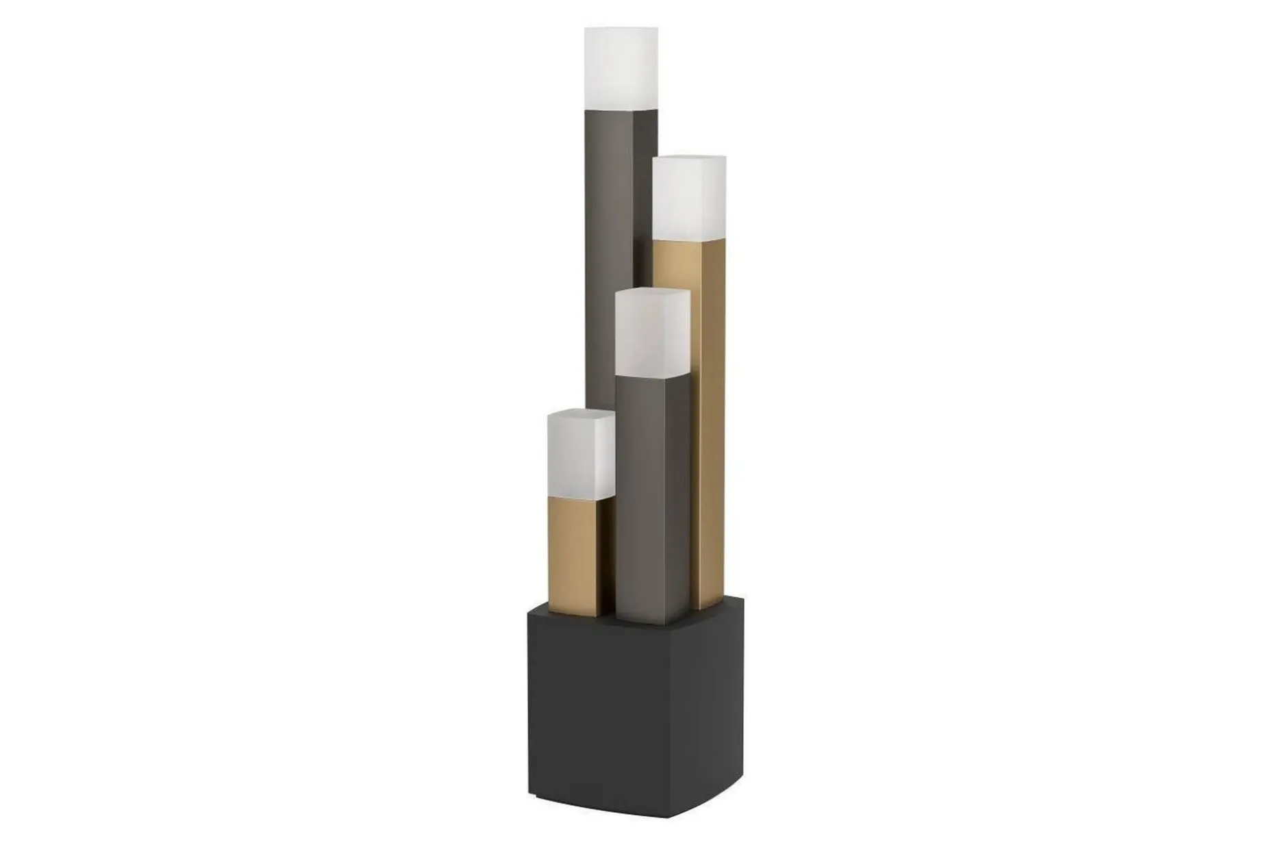 Bordlampe Eglo Estanterios Grå/Brun med 4 Lamper