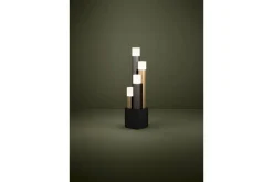Bordlampe Eglo Estanterios Grå/Brun med 4 Lamper