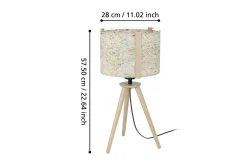 Bordlampe Eglo Hontongas Brun