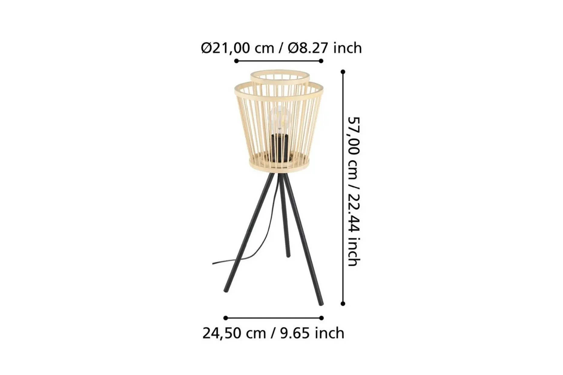 Bordlampe Eglo Hykeham