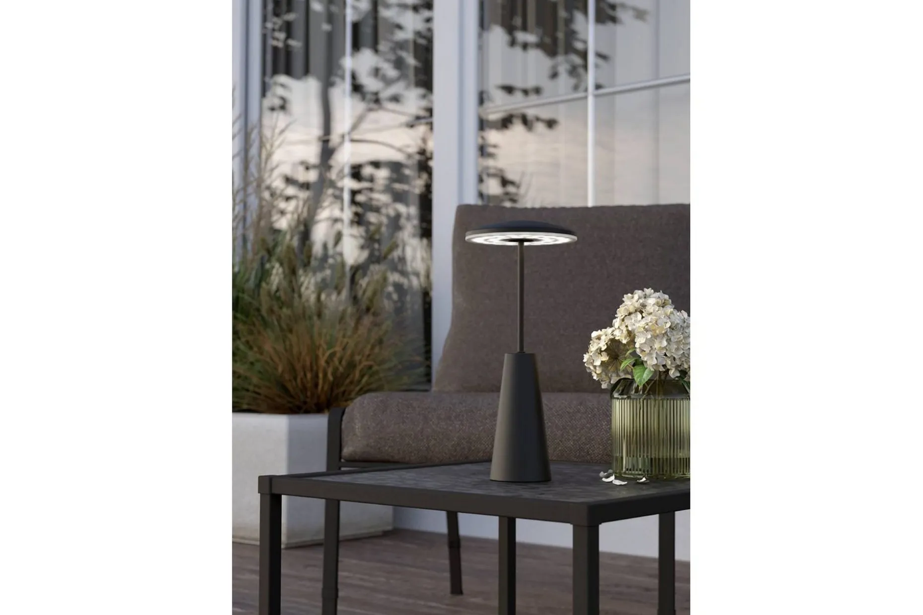 Bordlampe Eglo Piccola med touch svart