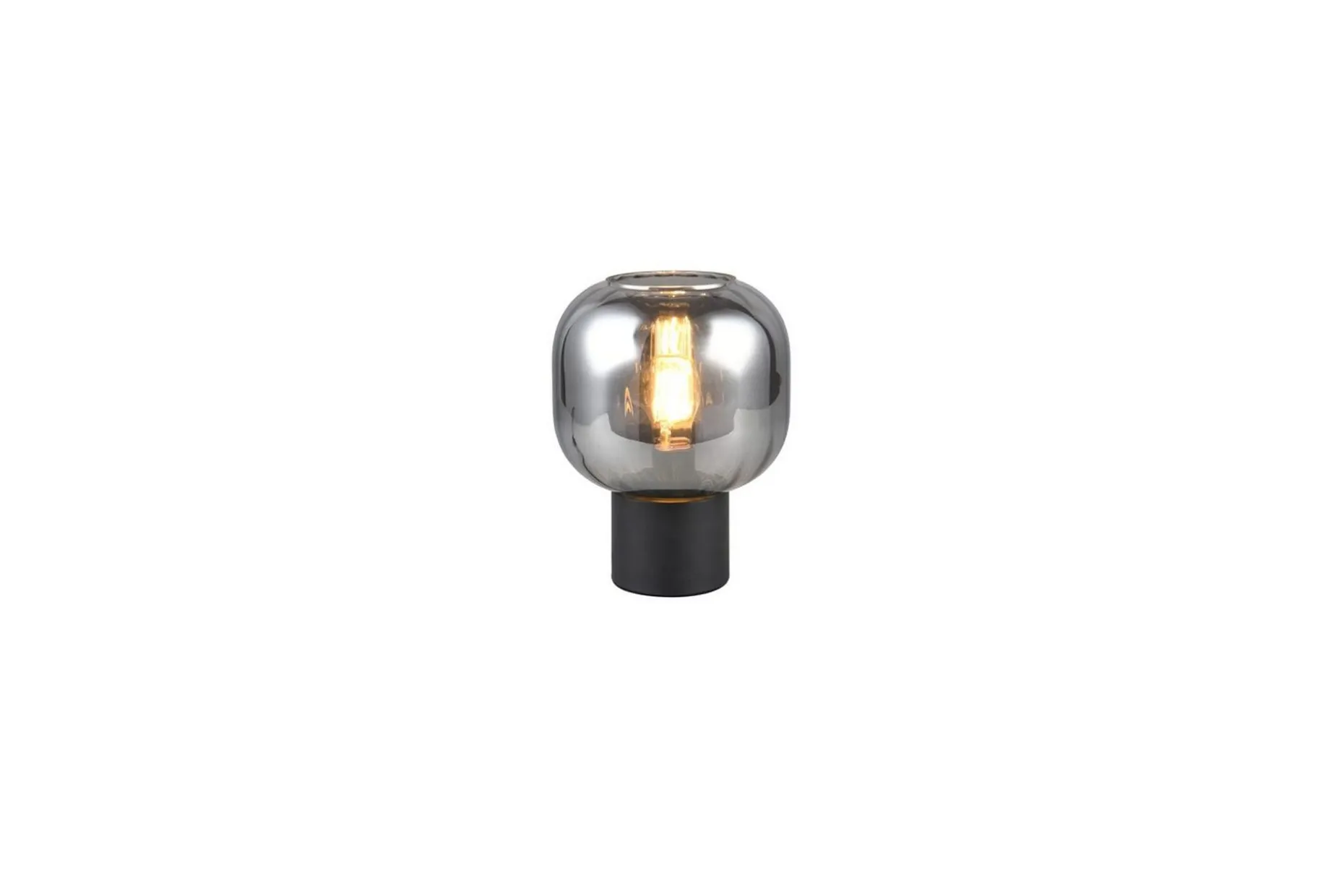 Bordlampe TRIO Diva Matt svart/krom