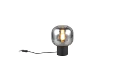 Bordlampe TRIO Diva Matt svart/krom