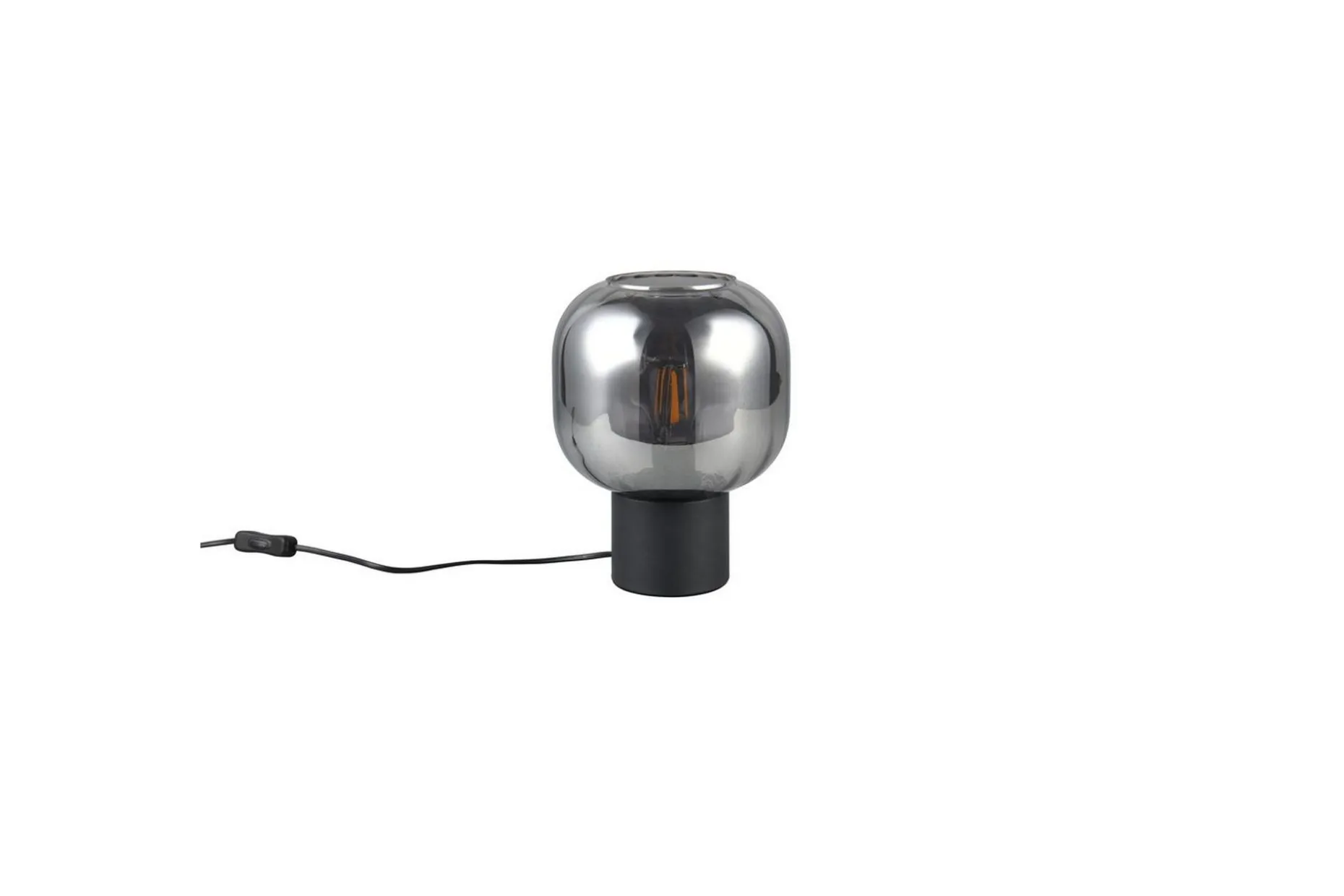 Bordlampe TRIO Diva Matt svart/krom